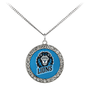 Lions Stone Coin Necklace