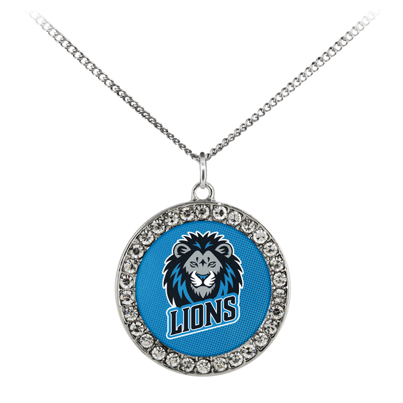 Lions Stone Coin Necklace