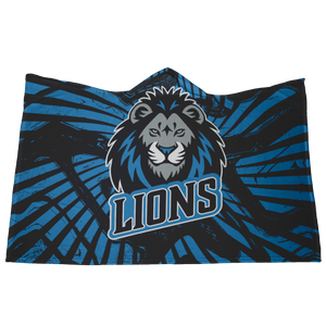 Lions Hooded Blanket